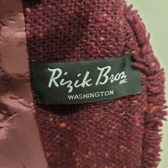 Italian Designer Erreuno Vintage Wool French Style Bouclé Blazer - Sz 44 EU - Picture 6 of 9